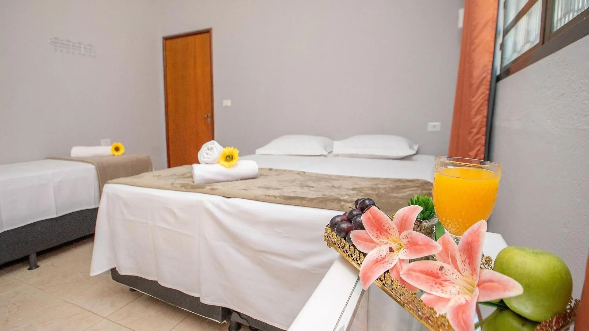 ファームステイ Paraiso Familiar 6 Quartos Piscina E Churrasqueira カルダス・ノバス